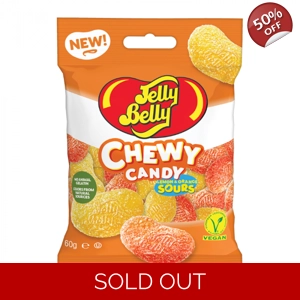 Jelly Belly Chewy Candy Lemon & Orange Sours - 60g Bag